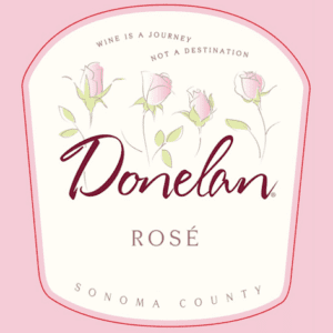 rose wine label