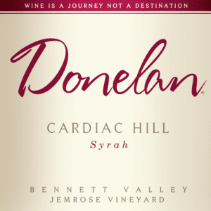 Cardiac Hill Syrah label