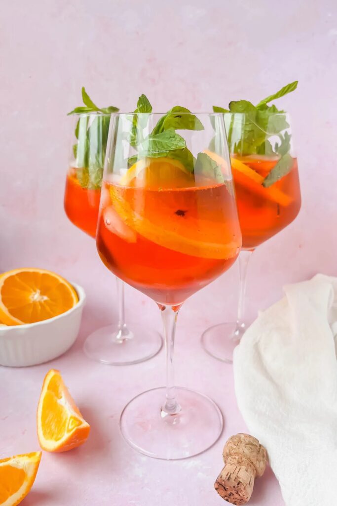 rosé aperol spritz